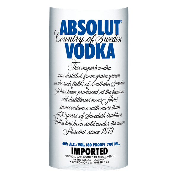 Водка ABSOLUT 40% алк.