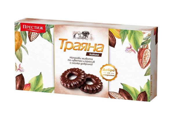 Бисквити ТРАЯНА какао