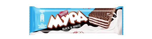 Вафла МУРА black&white
