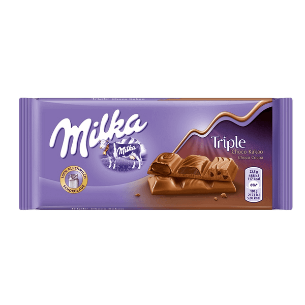 Шоколад MILKA Triple Choco Cocoa