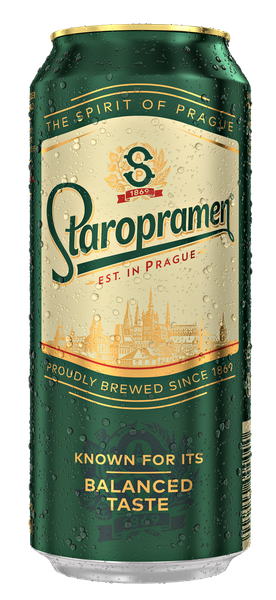 Бира STAROPRAMEN Lager 5% алк.