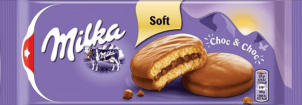 Бисквити MILKA Soft Choc & Choc