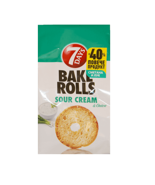 BAKE ROLLS 7 DAYS лук и сметана