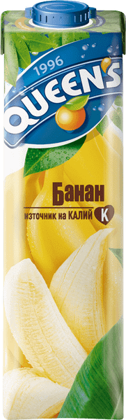 Плодова напитка QUEENS банан 15%