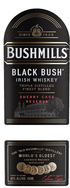 Ирландско уиски BUSHMILLS Black Bush 40% алк.