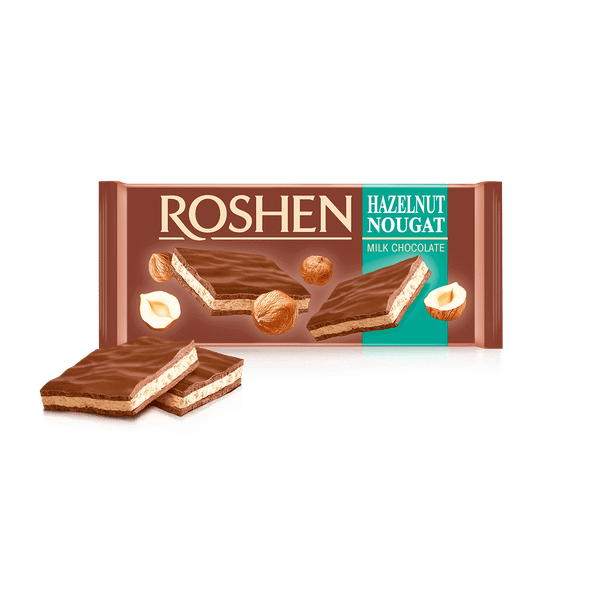 Шоколад ROSHEN с лешникова нуга