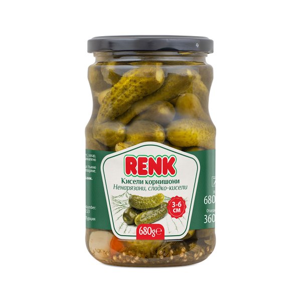 Краставички RENK мариновани 3-6 см