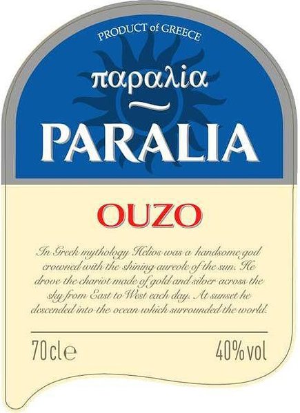 Узо PARALIA 40% алк.