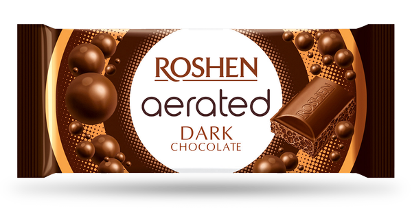 Шоколад ROSHEN Bubble Dark Chocolate