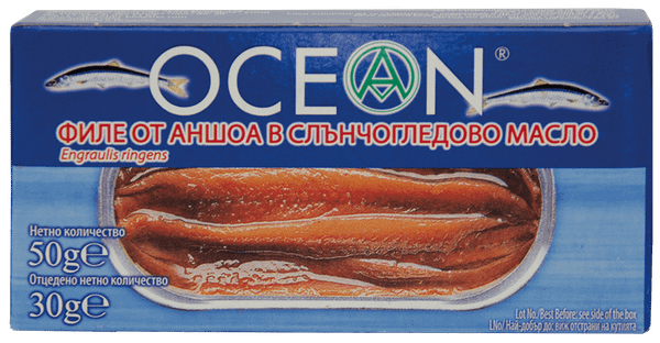 Аншоа OCEAN филе в растително масло