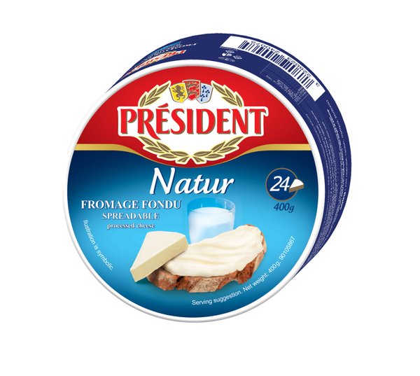 Топено сирене PRESIDENT натурално