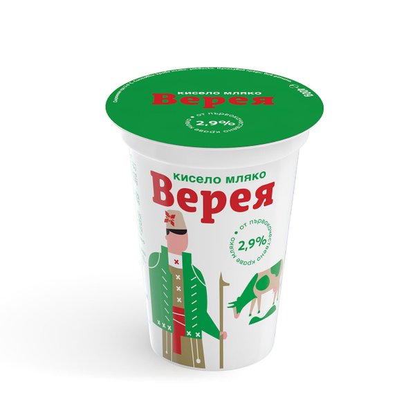 Кисело мляко ВЕРЕЯ 2.9%