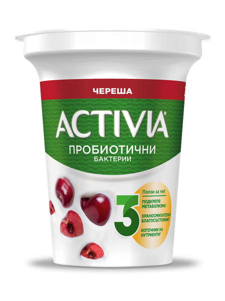 Activia пробиотични бактерии череши