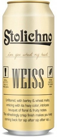 Бира STOLICHNO Weiss 4.2% кен