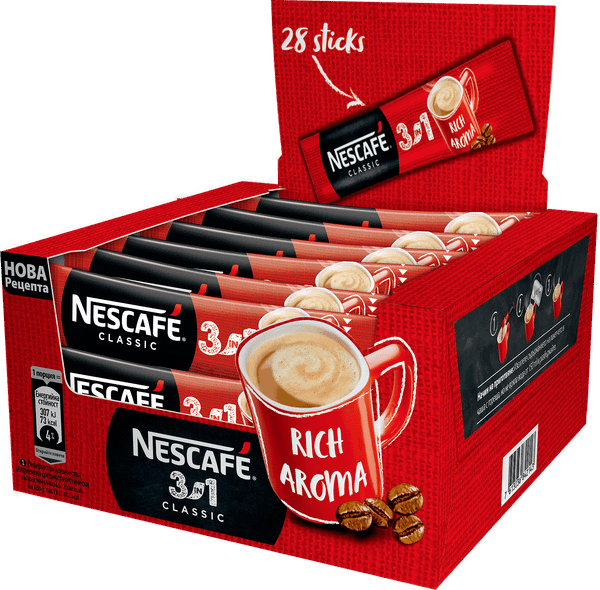 Разтворимо кафе NESCAFE Classic 3в1