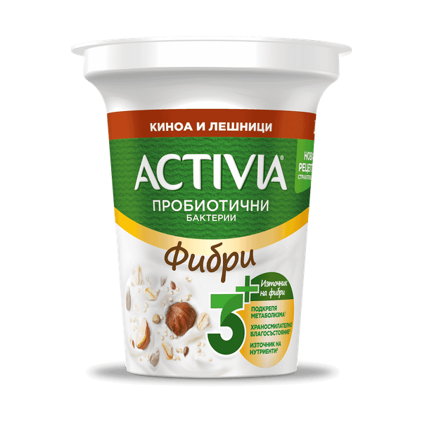 ACTIVIA фибри 3+ с киноа и лешници