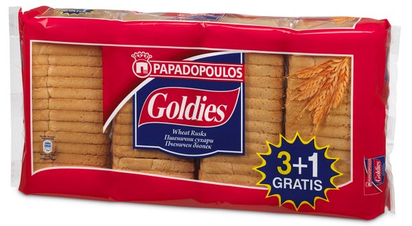 Сухари GOLDIES 3+ 510 г