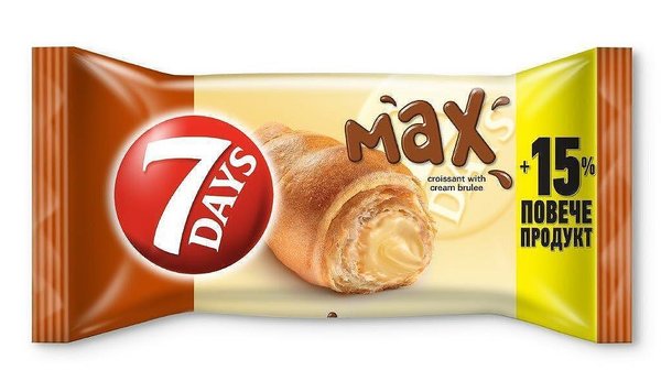 Кроасан 7DAYS max крем брюле