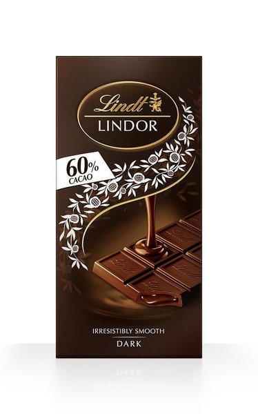 Шоколад LINDT Lindor 60% тъмен