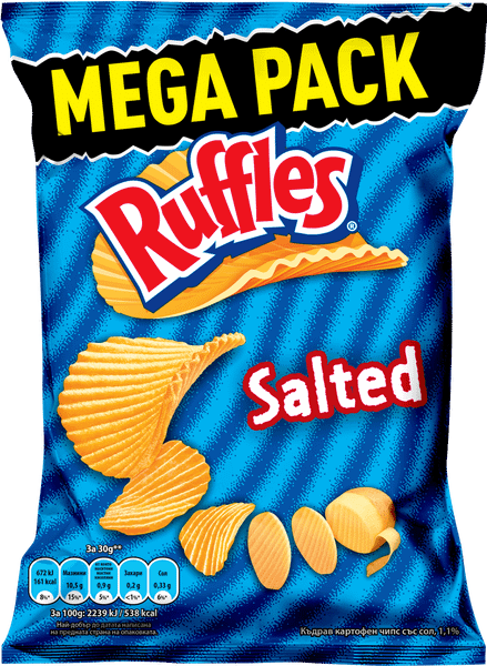 Чипс RUFFLES със сол