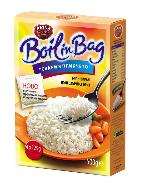 Ориз КРИНА Boil in Bag бланширан
