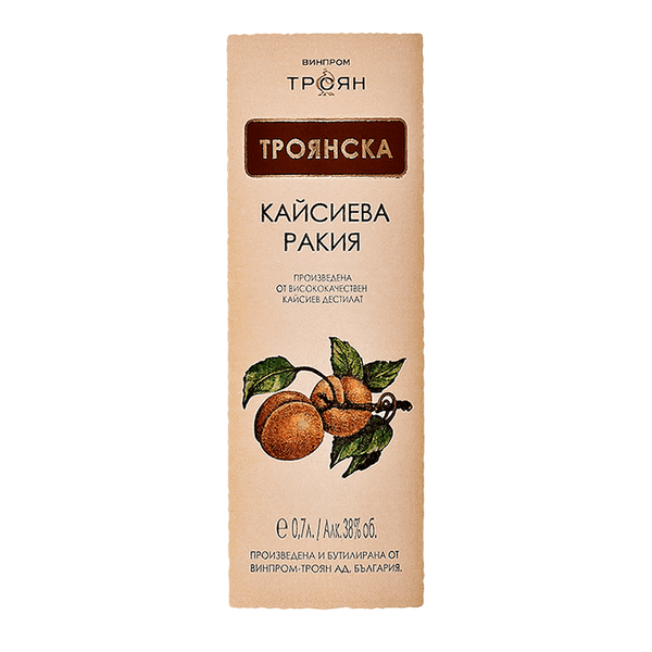 Ракия ТРОЯНСКА кайсиева 38% алк.