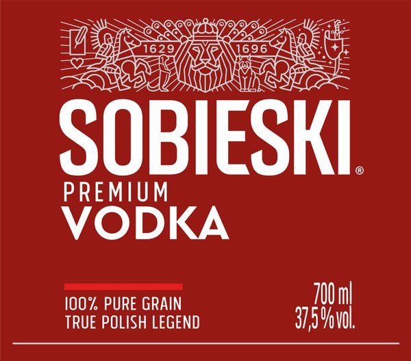 Водка SOBIESKI Premium 37,5% алк.