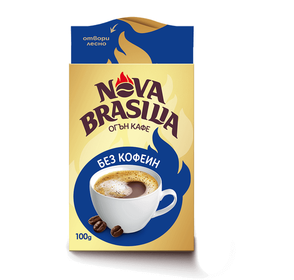 Мляно кафе Nova Brasilia Без кофеин