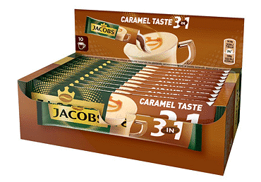 Разтворимо кафе Jacobs 3in1 Caramel