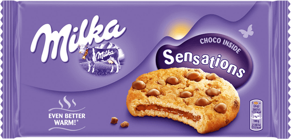 Бисквити MILKA Sensations Choco Inside