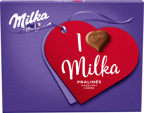 Бонбони MILKA с лешников пълнеж