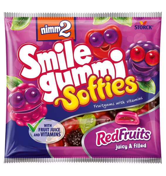 Бонбони SMILEGUMI желирани червени плодове