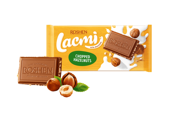 Шоколад LACMI с натрошени лешници