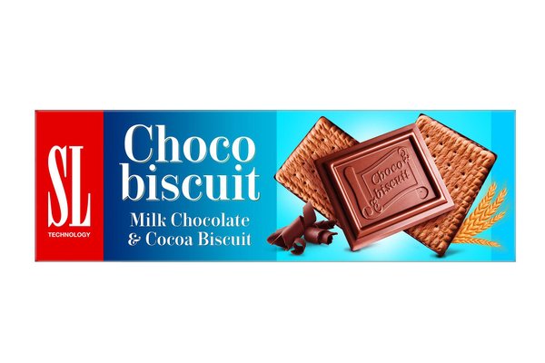 Бисквити CHOCO BISCUIT кафява