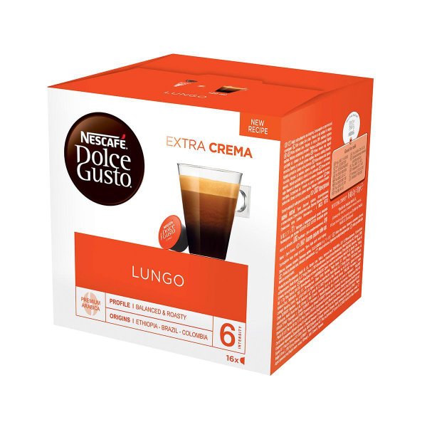 Кафе капсули NESCAFÉ Dolce Gusto Lungo Extra Crema
