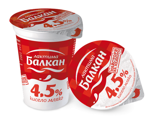Кисело мляко БАЛКАН Лактима 4,5%