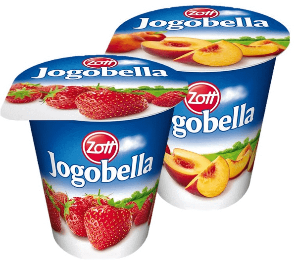 Йогурт JOGOBELLA плодов (ягода, боровинка, череша, праскова, маракуя)