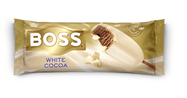 Сладолед BOSS бял