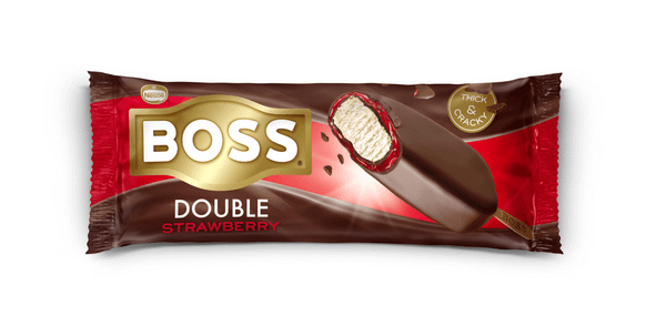 Сладолед BOSS двоен шоколад с ягода