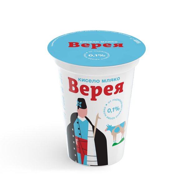 Кисело мляко ВЕРЕЯ 0,1%