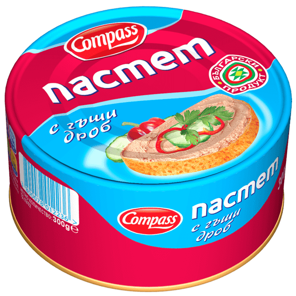 Пастет COMPASS с гъши дроб