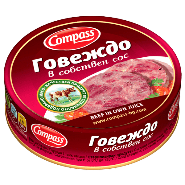 Говеждо COMPASS в собствен сос