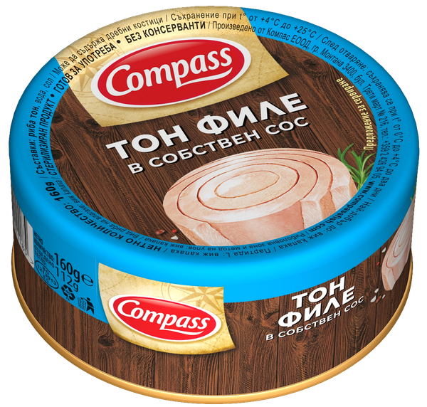 Риба тон COMPASS филе в собствен сос
