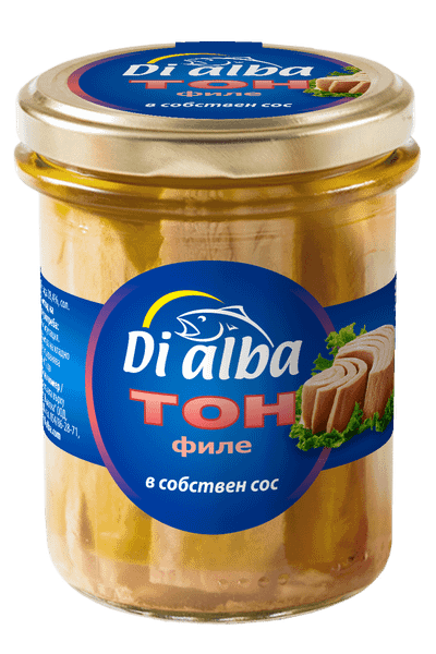 Риба тон DI ALBA филе собствен сос