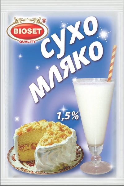 Сухо мляко БИОСЕТ 1.5%