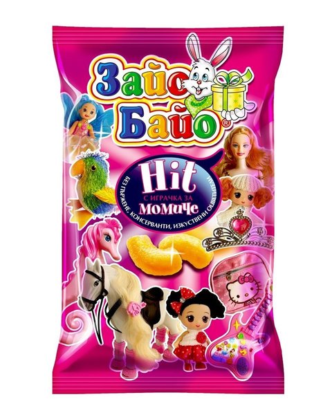 Снакс ЗАЙО БАЙО за момиче с играчка