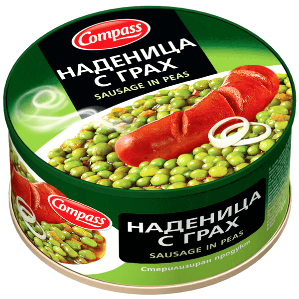 Наденица COMPASS с грах
