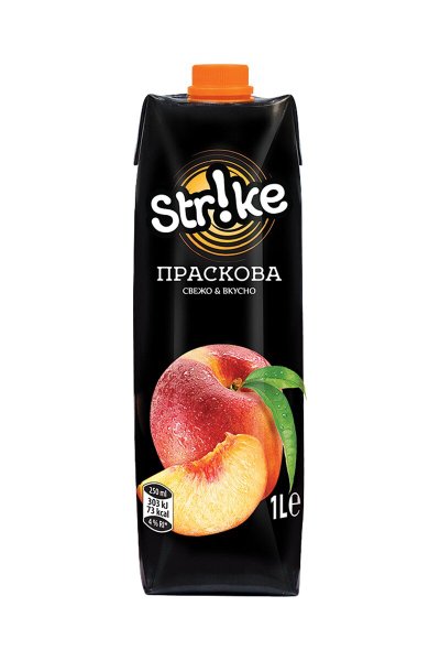 Напитка STRIKE праскова 15%