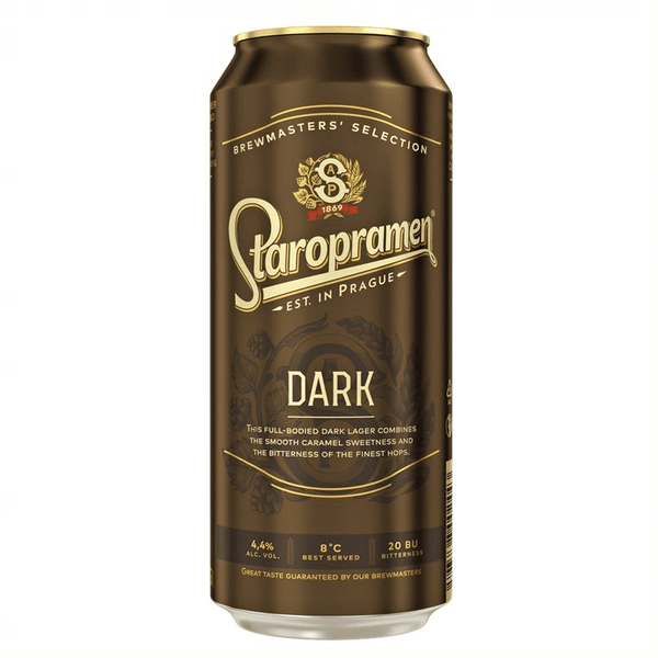 Бира STAROPRAMEN Тъмно кен