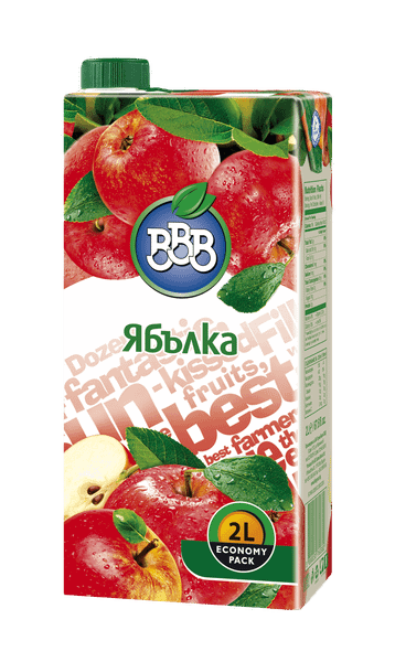 Плодова напитка BBB Ябълка 25%
